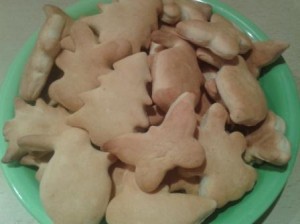 детское печенье на кефире