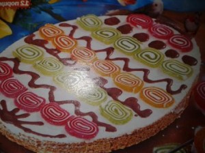 вафельное пасхальное яйцо